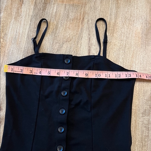 DAZY Black Button-Up Juniors Top L - Picture 5 of 6